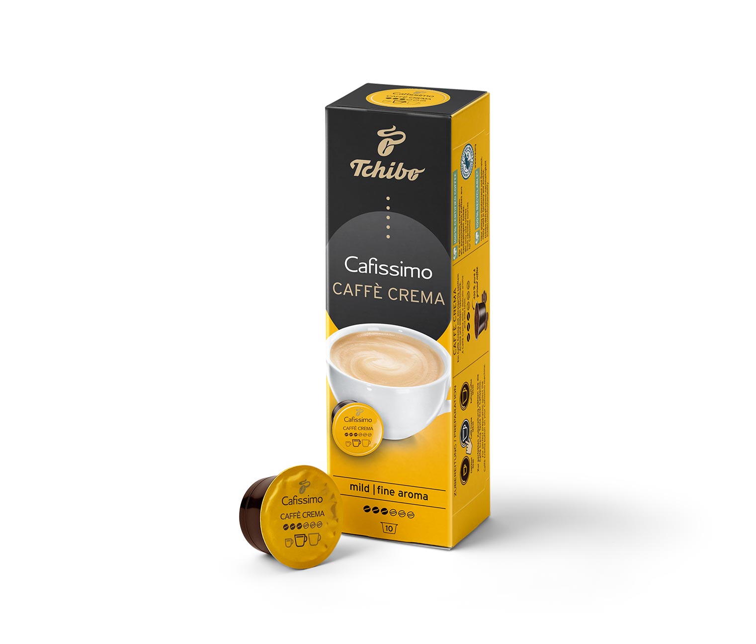 10 kapsułek kawy Caffè Crema mild 464511 w Tchibo