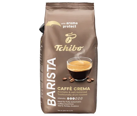 Opakowanie kawy ziarnistej Barista Caffè Crema, 8 x 1 kg.
