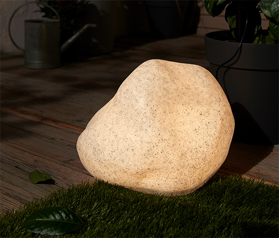 Lampa solarna »kamień« 628353 w Tchibo