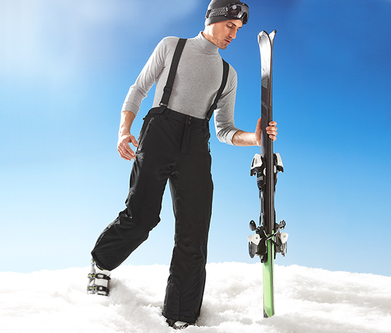 Męskie spodnie narciarskie softshell 286582 w Tchibo