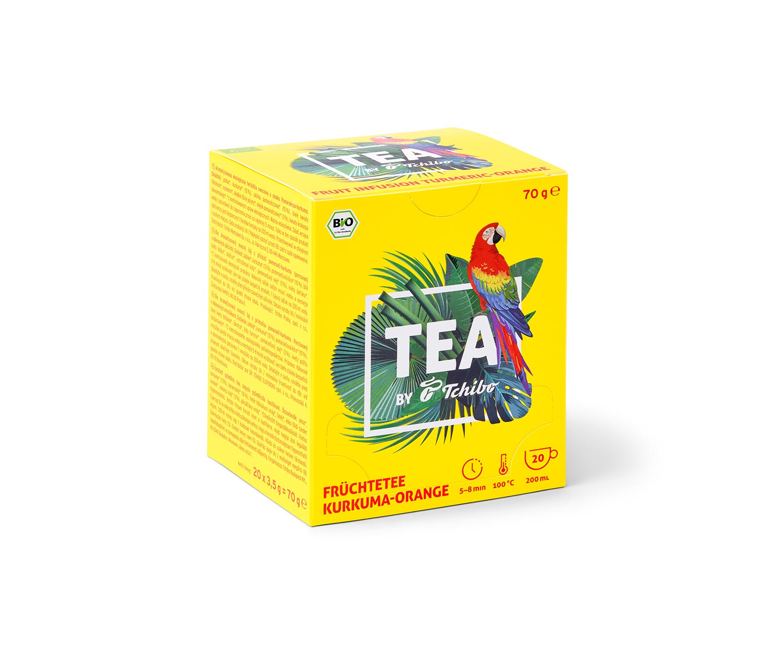TEA by Tchibo ekologiczna herbata owocowa: kurkuma i pomarańcza - 8x 20  torebek 517003 w Tchibo