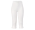 Spodnie stretchowe o długości 3/4, białe
